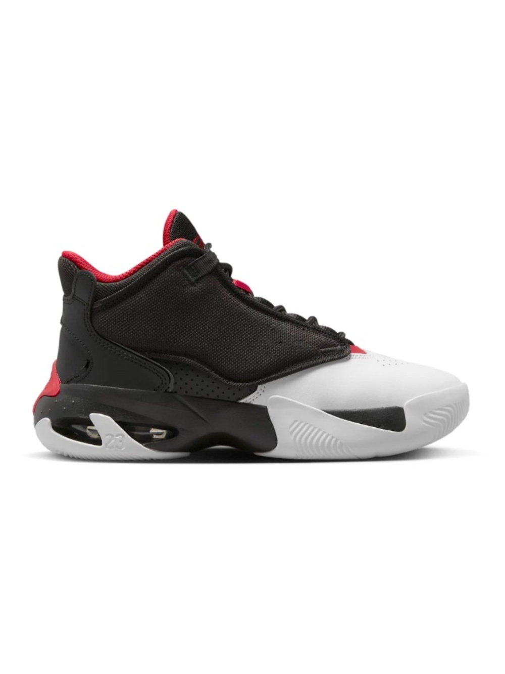 Jordan (GS) Air Jordan Max Aura 4 'Black White Gym Red Size US 7Y - Picture 2 of 6